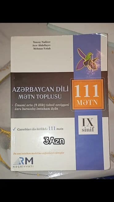 AZƏRBAYCAN DİLİ MƏTN TOPLUSU – IX sinif - Ümumi orta (9 illik) təhsil lalafo.az -da AZƏRBAYCAN DİLİ MƏTN TOPLUSU – IX sinif - Ümumi orta (9 illik) təhsil