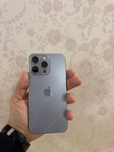 IPhone 15 Pro Max, 256 GB, Natural Titanium, Face ID, Simsiz şarj lalafo.az -da IPhone 15 Pro Max, 256 GB, Natural Titanium, Face ID, Simsiz şarj