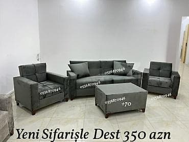 Yeni, Divan, 2 kreslo, Bazalı, Açılan lalafo.az -da Yeni, Divan, 2 kreslo, Bazalı, Açılan