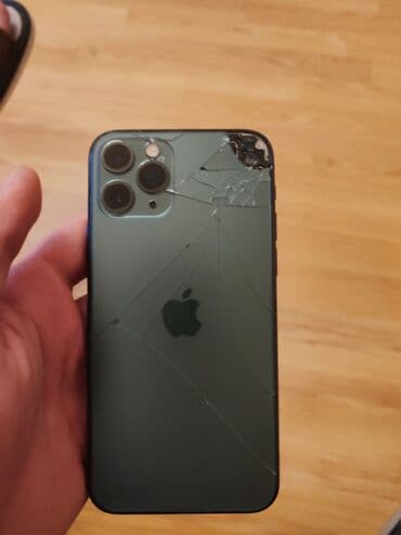 IPhone 11 Pro, 64 GB, Yaşıl, Qırıq lalafo.az -da IPhone 11 Pro, 64 GB, Yaşıl, Qırıq