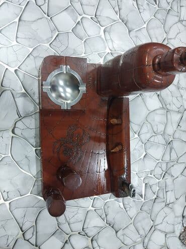 Taxta siqar/konyak dəsti – stolüstü təşkilatçı - Material: laklanmış lalafo.az -da Taxta siqar/konyak dəsti – stolüstü təşkilatçı - Material: laklanmış