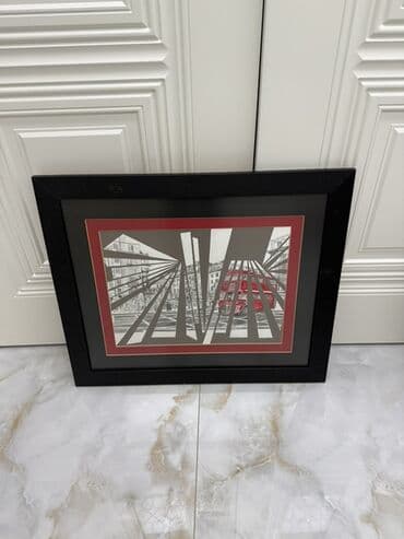 Qara çərçivəli dekorativ tablo - Mövzu: şəhər panoraması üzərində lalafo.az -da Qara çərçivəli dekorativ tablo - Mövzu: şəhər panoraması üzərində