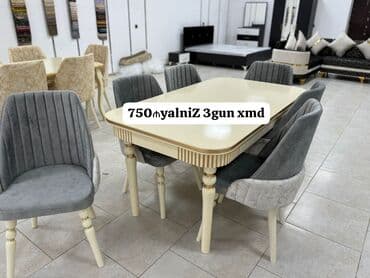 Qonaq otağı üçün, Yeni, Açılmayan, 6 stul lalafo.az -da Qonaq otağı üçün, Yeni, Açılmayan, 6 stul
