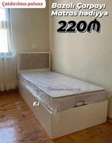 Təknəfərlik çarpayı, Bazalı, Matras ilə lalafo.az -da Təknəfərlik çarpayı, Bazalı, Matras ilə
