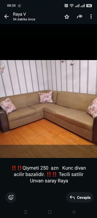 Künc divan lalafo.az -da Künc divan