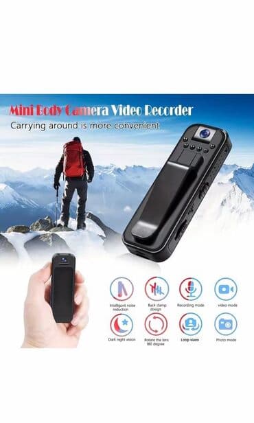 Mini Body Camera – yaxalıqa taxılan video qeydiyyatçı - 1080P Full HD lalafo.az -da Mini Body Camera – yaxalıqa taxılan video qeydiyyatçı - 1080P Full HD