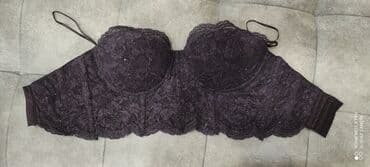 Büstqalterlər: Qara rəngli, dantelli qadın korseti. Bu korset strapless dizayna və lalafo.az -da — 3 Büstqalterlər: Qara rəngli, dantelli qadın korseti. Bu korset strapless dizayna və — 3