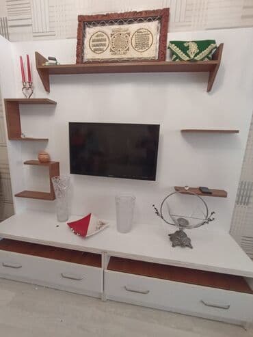 Düz TV altlığı, Polkalı, Laminat lalafo.az -da Düz TV altlığı, Polkalı, Laminat