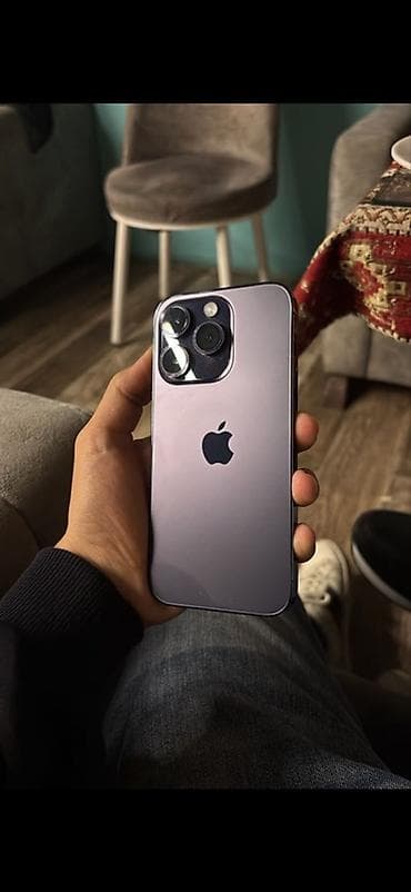 IPhone 14 Pro, Deep Purple, Face ID lalafo.az -da IPhone 14 Pro, Deep Purple, Face ID
