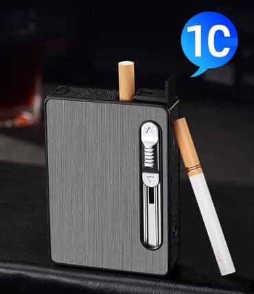 Siqaret qabı və elektrik alışqanı – 2-si 1-də kompakt cihaz - lalafo.az -da Siqaret qabı və elektrik alışqanı – 2-si 1-də kompakt cihaz -