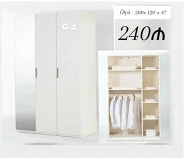 Kupe, 3 qapılı Düz dolab, Qarderob, paltar dolabı lalafo.az -da Kupe, 3 qapılı Düz dolab, Qarderob, paltar dolabı
