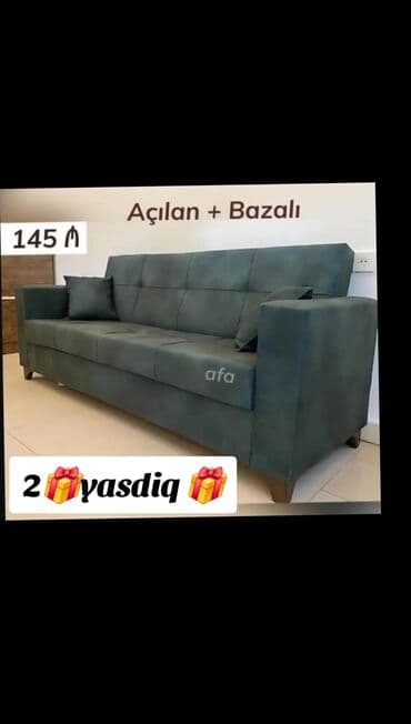 Divan, Qonaq otağı üçün, Parça, Bazalı, Açılan lalafo.az -da — 1 Divan, Qonaq otağı üçün, Parça, Bazalı, Açılan — 1