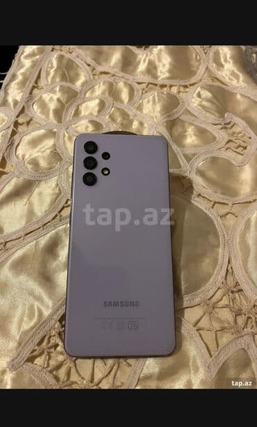 Samsung Galaxy A32, 64 GB, rəng - Bənövşəyi, Face ID, Barmaq izi lalafo.az -da Samsung Galaxy A32, 64 GB, rəng - Bənövşəyi, Face ID, Barmaq izi