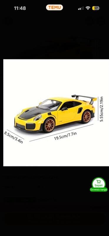 Модели кораблей: Məhsul: Maisto - 1:24 Die-cast model avtomobil – Porsche 911 GT2 RS at lalafo.az — 2 Модели кораблей: Məhsul: Maisto - 1:24 Die-cast model avtomobil – Porsche 911 GT2 RS — 2