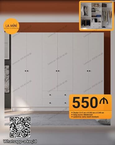 Açılan, Düz dolab, Qarderob, paltar dolabı lalafo.az -da Açılan, Düz dolab, Qarderob, paltar dolabı