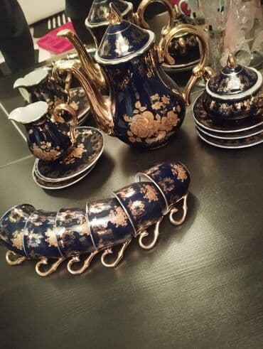 Çay dəsti, rəng - Göy, Farfor, 6 nəfərlik, Çexiya lalafo.az -da Çay dəsti, rəng - Göy, Farfor, 6 nəfərlik, Çexiya