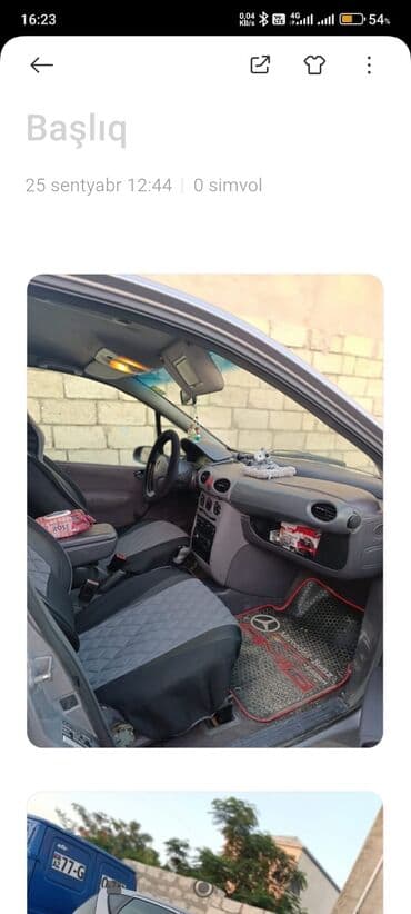 Mercedes-Benz A-Class (W168) həcmli hetçbek - Kuzov: 5 qapılı kompakt lalafo.az -da Mercedes-Benz A-Class (W168) həcmli hetçbek - Kuzov: 5 qapılı kompakt