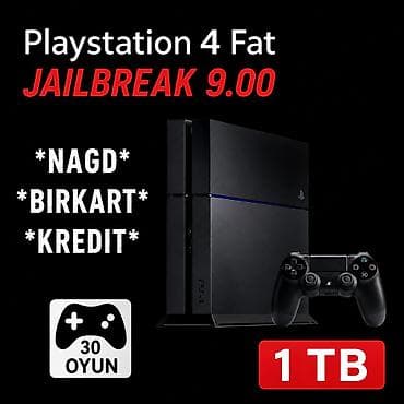 PlayStation 4 Fat – 1 TB yaddaşla • Jailbreak 9.00 versiyası • 30 oyun lalafo.az -da PlayStation 4 Fat – 1 TB yaddaşla • Jailbreak 9.00 versiyası • 30 oyun
