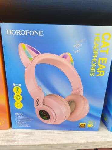 Simsiz (Bluetooth) Qulaqcıqlar, Borofone, rəng - Çəhrayı lalafo.az -da Simsiz (Bluetooth) Qulaqcıqlar, Borofone, rəng - Çəhrayı