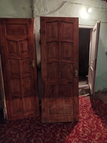 Tavan: Taxta qapı dəsti - Material: tam ağac (klassik taxta fakturası, dərin lalafo.az -da — 1 Tavan: Taxta qapı dəsti - Material: tam ağac (klassik taxta fakturası, dərin — 1