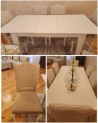 Masa desti 6 stulla.qiymet 350 man.iki ildir alinib;acilir.uzlukler de lalafo.az -da Masa desti 6 stulla.qiymet 350 man.iki ildir alinib;acilir.uzlukler de