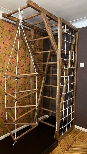 Uşaq üçün taxta idman–oyun kompleksi - Material: keyfiyyətli təbii lalafo.az -da Uşaq üçün taxta idman–oyun kompleksi - Material: keyfiyyətli təbii