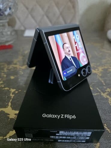 Samsung Galaxy Z Flip6, 256 GB, rəng - Mavi, İki sim kartlı lalafo.az -da Samsung Galaxy Z Flip6, 256 GB, rəng - Mavi, İki sim kartlı