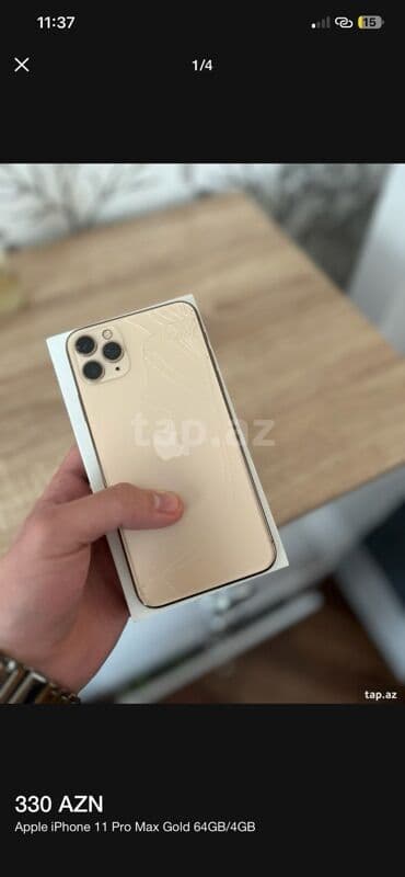 Geely: IPhone 11 Pro Max, 64 ГБ, Золотой, Face ID at lalafo.az — 1 Geely: IPhone 11 Pro Max, 64 ГБ, Золотой, Face ID — 1