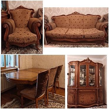 Qonaq desti 500 azn. Deste qorka,divan,kreslo,masa ve 4 stuldan lalafo.az -da Qonaq desti 500 azn. Deste qorka,divan,kreslo,masa ve 4 stuldan