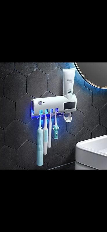 Sensorlu pasta qabi, ham da sterilizə edir,4 ad fırça qoymaq yeri var at lalafo.az — 3 Sensorlu pasta qabi, ham da sterilizə edir,4 ad fırça qoymaq yeri var — 3