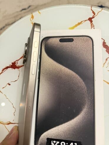 IPhone 15 Pro Max, 256 GB, Natural Titanium, Face ID lalafo.az -da IPhone 15 Pro Max, 256 GB, Natural Titanium, Face ID