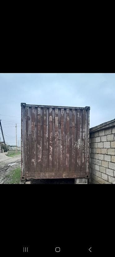 Metall konteyner – 6 m uzunluq Qeyd: Şəkillərdə gördüyünüz kimi lalafo.az -da Metall konteyner – 6 m uzunluq Qeyd: Şəkillərdə gördüyünüz kimi