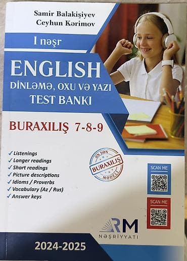 İngilis dili Testlər 7-ci sinif, RM, 1-ci hissə, 2024 il lalafo.az -da İngilis dili Testlər 7-ci sinif, RM, 1-ci hissə, 2024 il
