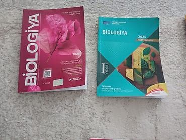 Məhsul: Biologiya üzrə 2 ədəd hazırlıq vəsaiti (2025) Vəziyyəti lalafo.az -da Məhsul: Biologiya üzrə 2 ədəd hazırlıq vəsaiti (2025) Vəziyyəti