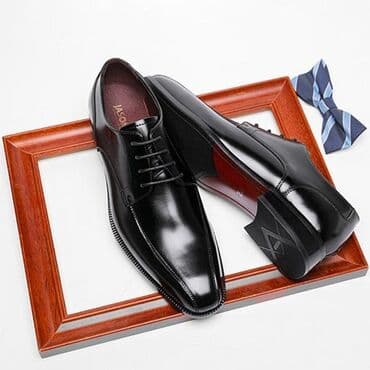 Klassik kişi ayaqqabısı – 100% dəri - Elegant üslub: parlaq qara lalafo.az -da Klassik kişi ayaqqabısı – 100% dəri - Elegant üslub: parlaq qara