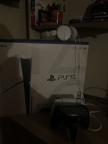Playstation 5 slim satılır-1TB yaddaş Əlavə olaraq-1 əlavə pult lalafo.az -da Playstation 5 slim satılır-1TB yaddaş Əlavə olaraq-1 əlavə pult