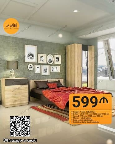 İkinəfərlik çarpayı, Dolab lalafo.az -da İkinəfərlik çarpayı, Dolab