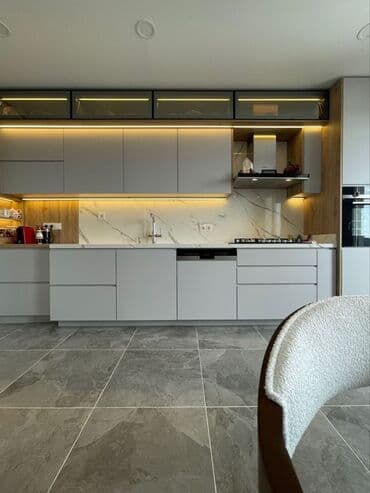 Sifarişlə mətbəx mebeli: Sifarişlə mətbəx dəsti, Özü çəkən petlələr, MDF lalafo.az -da — 2 Sifarişlə mətbəx mebeli: Sifarişlə mətbəx dəsti, Özü çəkən petlələr, MDF — 2