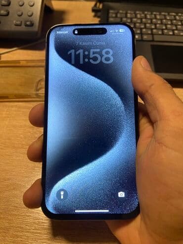 IPhone 15 Pro, 128 GB, Qara, Face ID lalafo.az -da IPhone 15 Pro, 128 GB, Qara, Face ID