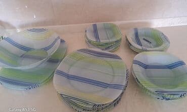 Nahar dəsti, rəng - Göy, 44 nəfərlik, Türkiyə lalafo.az -da Nahar dəsti, rəng - Göy, 44 nəfərlik, Türkiyə