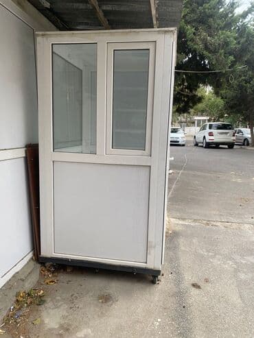 Portativ mühafizə/keçid köşkü - Material: PVC profillər, şüşəli lalafo.az -da Portativ mühafizə/keçid köşkü - Material: PVC profillər, şüşəli