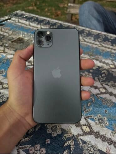 IPhone 11 Pro Max, 64 GB, Matte Midnight Green, Zəmanət, Simsiz şarj, Sənədlərlə lalafo.az -da IPhone 11 Pro Max, 64 GB, Matte Midnight Green, Zəmanət, Simsiz şarj, Sənədlərlə