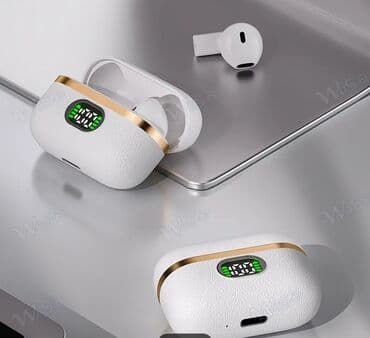 Минидиск-плееры: Новый Беспроводные (Bluetooth) Наушники, цвет - Белый at lalafo.az — 1 Минидиск-плееры: Новый Беспроводные (Bluetooth) Наушники, цвет - Белый — 1