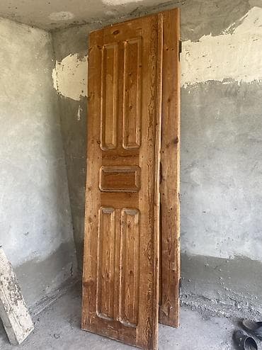Taxta ikiqat giriş qapısı və tək yarpaq otaq qapısı Məhsul təsviri: - lalafo.az -da Taxta ikiqat giriş qapısı və tək yarpaq otaq qapısı Məhsul təsviri: -