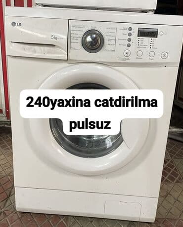 Paltaryuyan maşın LG, 5 kq, Avtomat, Qurutmasız lalafo.az -da Paltaryuyan maşın LG, 5 kq, Avtomat, Qurutmasız