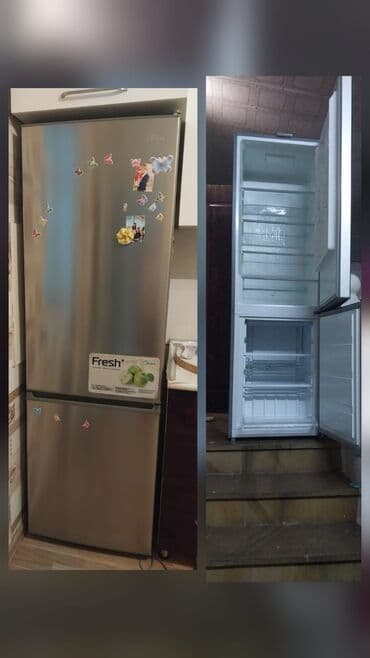 2 qapılı Midea Soyuducu Satılır, rəng - Gümüşü, Təkərli lalafo.az -da 2 qapılı Midea Soyuducu Satılır, rəng - Gümüşü, Təkərli