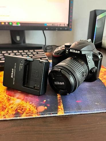 Fotokamera Nikon D3400 ideal veziyyetdir Adabtri var, Cantasi var lalafo.az -da Fotokamera Nikon D3400 ideal veziyyetdir Adabtri var, Cantasi var