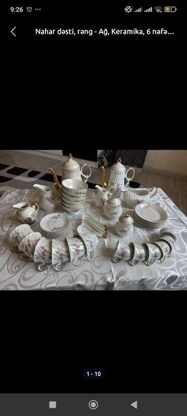 Nahar dəsti, rəng - Ağ, Keramika, 6 nəfərlik lalafo.az -da Nahar dəsti, rəng - Ağ, Keramika, 6 nəfərlik