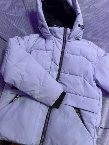 Bənövşəyi rəngli, qalın doldurmalı qış jaketi - Model: kapüşonlu, ön lalafo.az -da Bənövşəyi rəngli, qalın doldurmalı qış jaketi - Model: kapüşonlu, ön