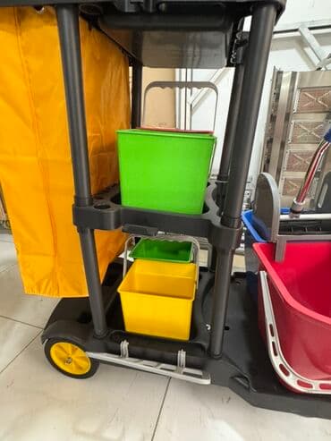 Mağaza arabaları: Peşəkar təmizlik arabası – çoxfunksiyalı komplekt - Möhkəm plastik lalafo.az -da — 4 Mağaza arabaları: Peşəkar təmizlik arabası – çoxfunksiyalı komplekt - Möhkəm plastik — 4